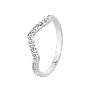 0.46ct. t.w. Lab Diamonds Wedding Band 18k White Gold over Italian Silver